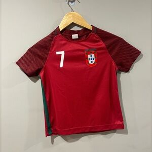 Portugal Cristiano Ronaldo Football Soccer Jersey